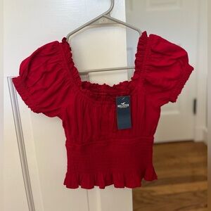 Hollister Women Red Blouse